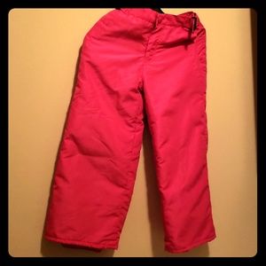 Snow pants for a child